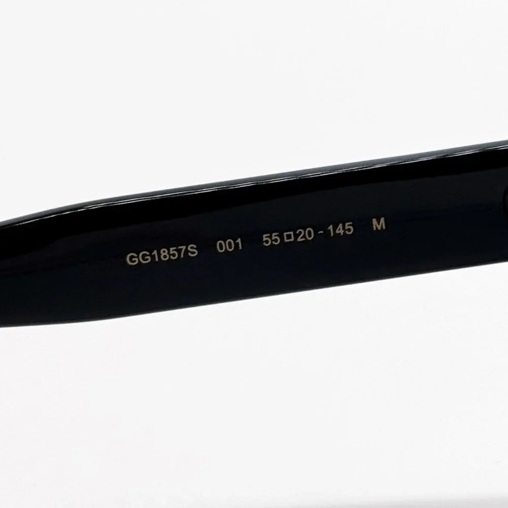 NEW GUCCI SUNGLASSES GG1857S 001 BLACK MEN EYEWEAR GUCCI